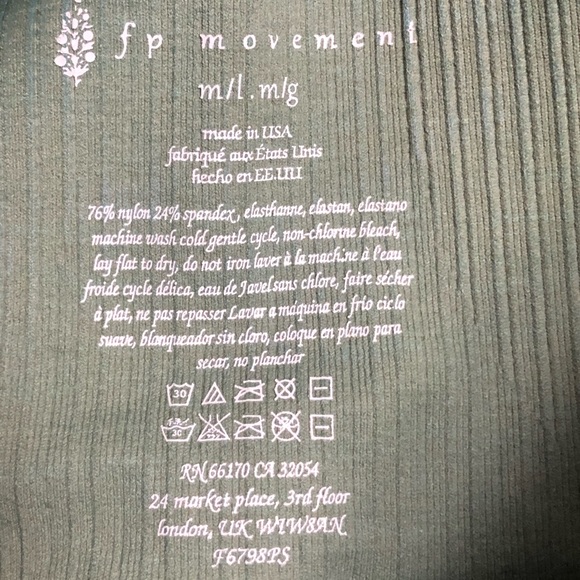 New Free People Good Karma Green Bike Shorts - Picture 9 of 9